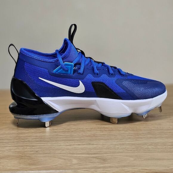 Nike Force Zoom Trout 9 Elite Blue Black Men's Baseball Cleats Shoes FN7229-400 - Picture 9 of 14